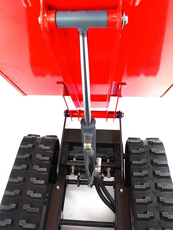 AMA TAG500TD Tracked Power Barrow - Hydraulic Dumper Barrow - Load capacity 500 Kg