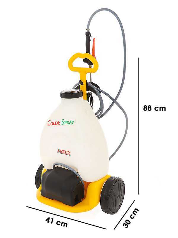 Arco Froggy Color Spray - Electric Sprayer Pump - on Trolley - 20 L 