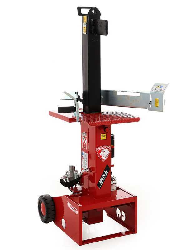 Ceccato BULL SPLE10 Single-phase Electric Vertical Log Splitter - 10 Tons - 540 mm Piston Stroke