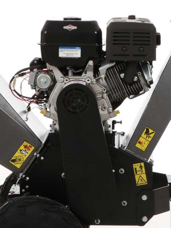 BlackStone BC 1500 BSE - Professional petrol garden shredder - 13.5 HP B&amp;S XR2100 engine