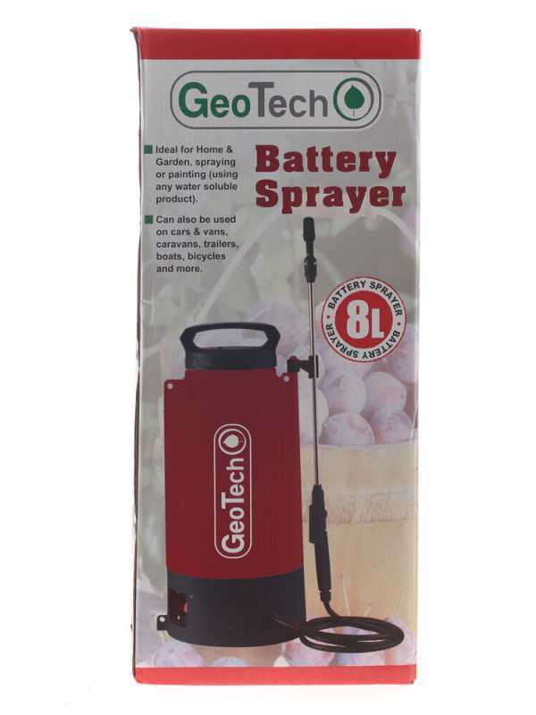 GeoTech BS 80-Lead - Portable Battery-powered Sprayer Pump - 8 L
