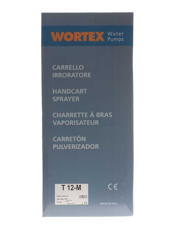 Wortex T12-M - Hand-operated Sprayer Pump on Trolley - 12 L  - 4 Bar