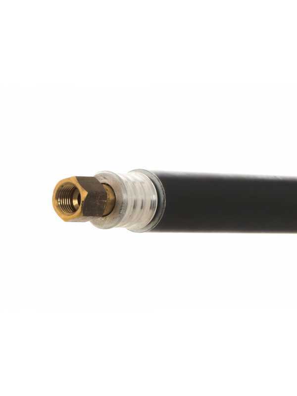 Sliding black pole for pneumatic tools - Fixed - in light aluminium, 200 cm