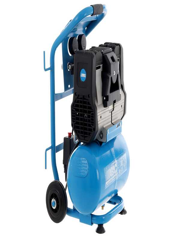 ABAC SILVERSTONE OS15P - Silenced, oil-less, single-phase electric air compressor - Motor 1.5 HP - 10 l
