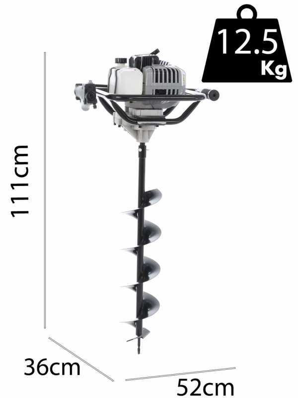 BlackStone PD530 - 2-stroke Mixture Auger - 3 Bits Included