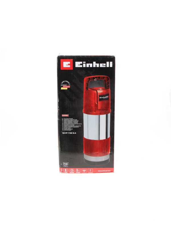 Einhell GE-PP 1100 N-A Submersible Depth Pump - stainless steel body - 6000 L/h
