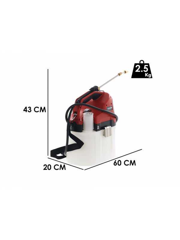 Einhell GE-WS 18/75 Li - Battery-powered Shoulder Sprayer Pump - 18V - 7.5 L - 2.5 Ah