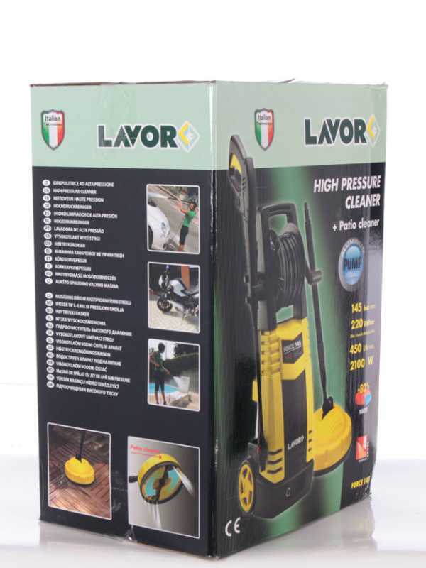Lavorwash Lavor Force 145 Cold Water Pressure Washer - Electric, 145 bar max.