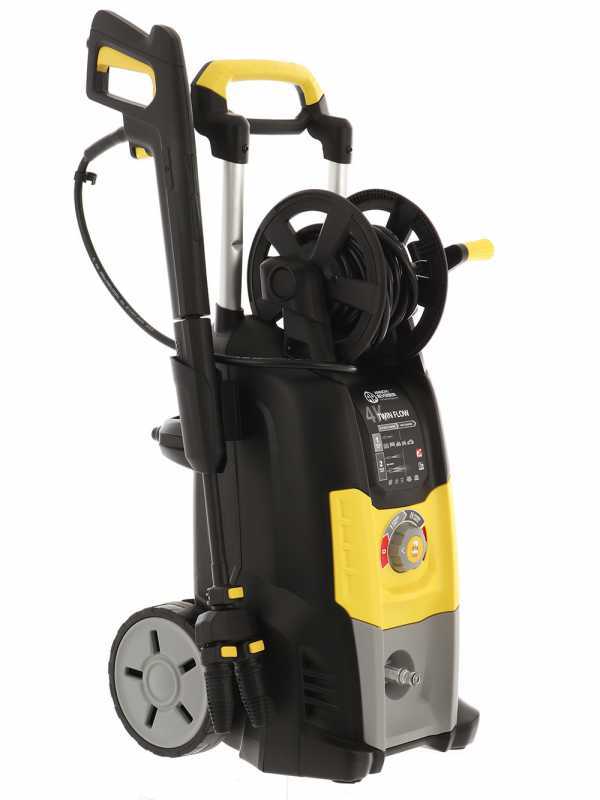 Annovi &amp; Reverberi Twin Flow 4.0 Classic Yellow Pressure Washer, 150 bar max, 13.5 L/min flow rate