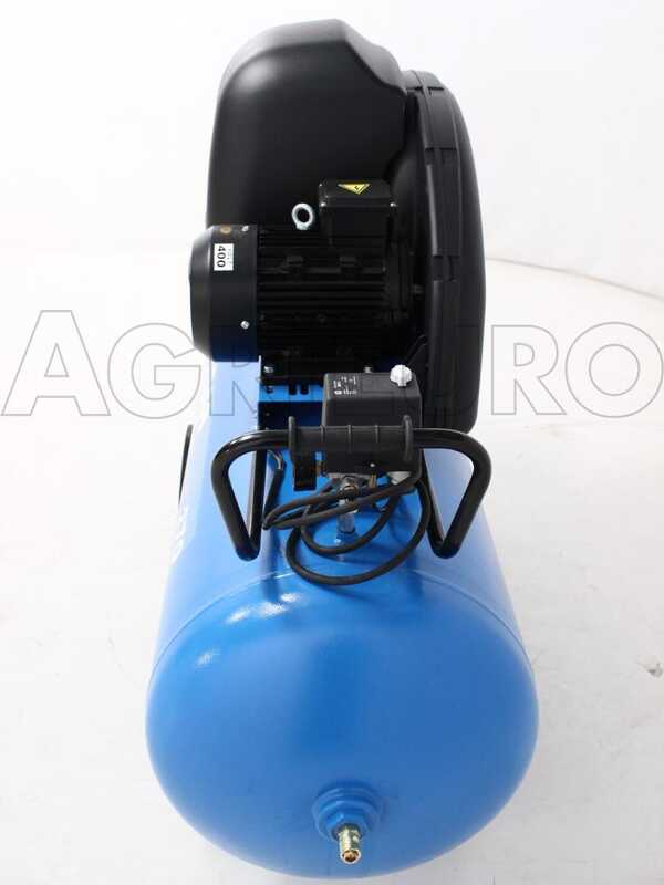ABAC SILENT A39B 270 CT4 - Silenced single-phase belt-driven electric air compressor - 4 HP motor - 270 l