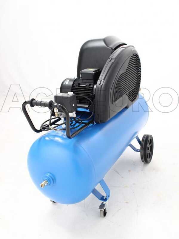 ABAC PRO A39B 200 CT3 - Silenced three-phase belt-driven electric air compressor - Motor 3 HP - 200 litres