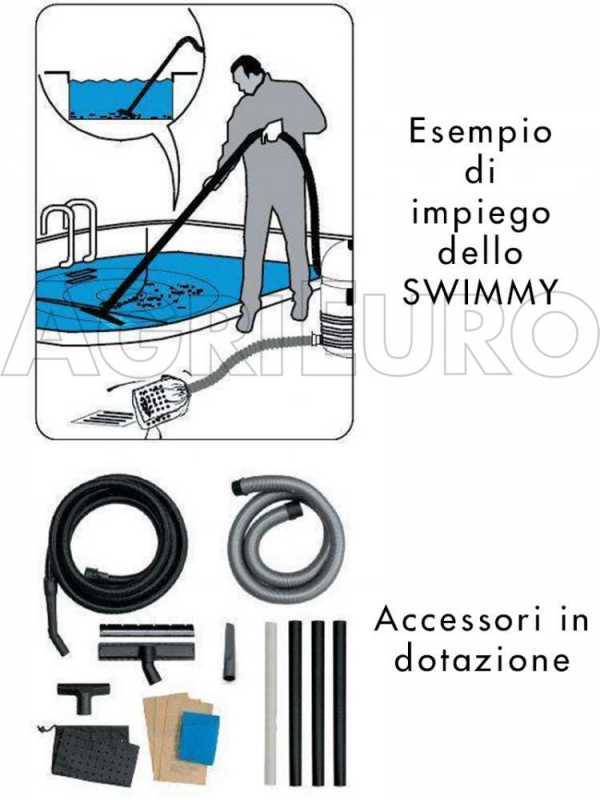 Lavor Swimmy - vacuum cleaner for pools, ponds, solids and liquids