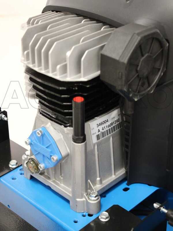 ABAC SILENT A29B 90 CM2 - Silenced single-phase belt-driven electric air compressor - 2 HP motor - 90 l