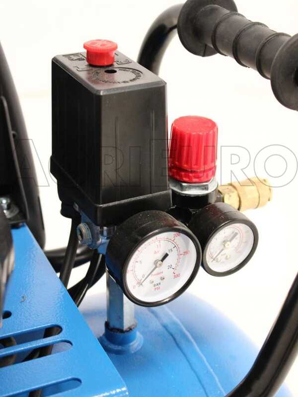 ABAC SILENT A29B 90 CM2 - Silenced single-phase belt-driven electric air compressor - 2 HP motor - 90 l