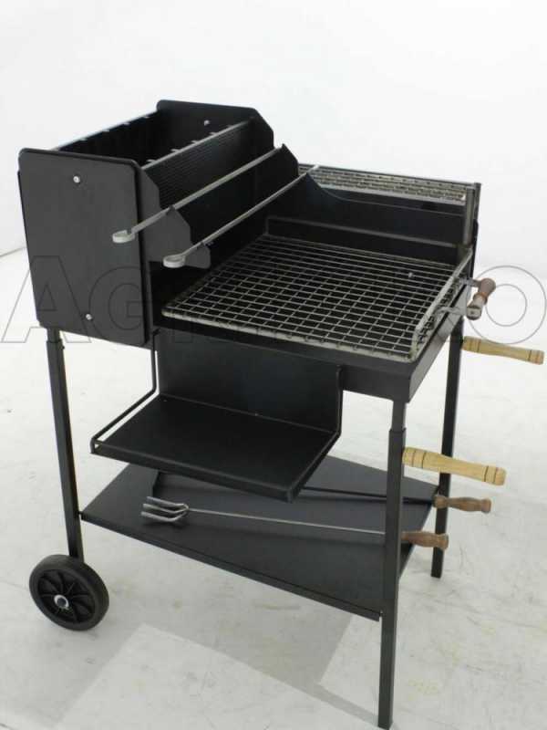 Cruccolini Ghiottone 50x50 Wood-fired Barbecue in Heavy-duty Sheet Metal
