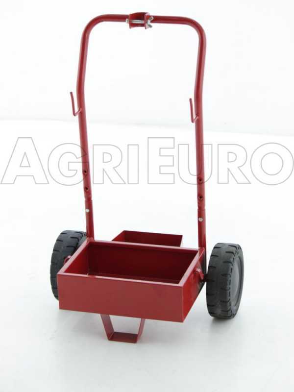 Heavy-duty trolley for battery-powered olive harvesters