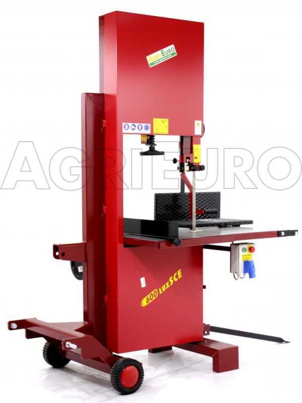 AgriEuro 600 SCE LUX Combined Band Saw - Single-phase Electric Motor and Tractor PTO Shaft