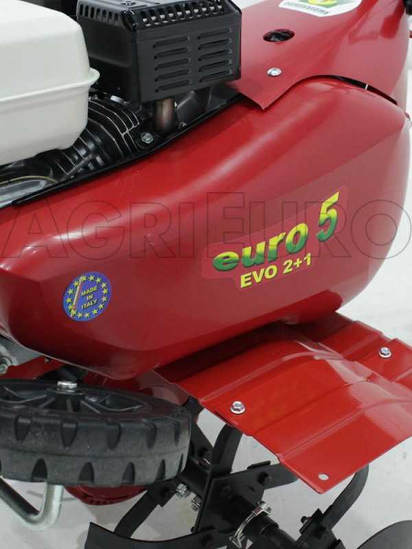Eurosystems Euro 5 EVO 2+1 - 5.5 HP Petrol Garden Tiller - Honda GX 160 