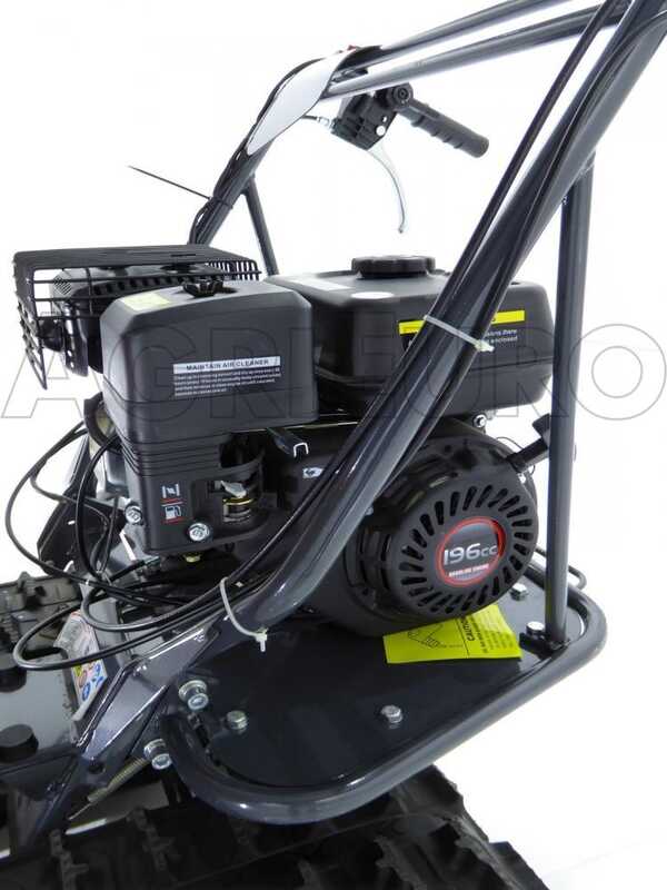 GeoTech Pro tracked power barrow GeoPorter 330E, extendable side panels, 300 kg loading capacity