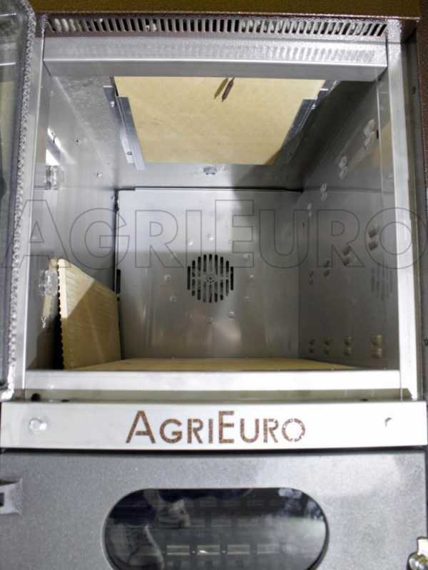 AgriEuro Magnus 100 Deluxe INC Stainless Steel Wood-fired Oven - Coppered enamel