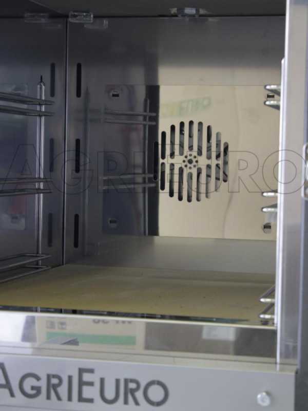 AgriEuro Premium Line Medius 80 Inc - Built-in Wood-fired Steel Oven - Ventilated