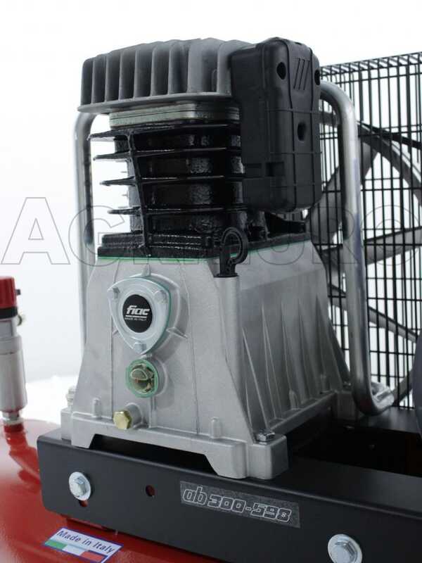 FIAC AB 300/598 - Three-phase belt-driven electric air compressor - 5.5 HP motor - 270 lt.