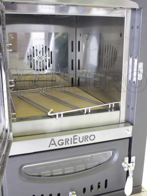 Agrieuro Minimus 50 EXT Stainless Steel Wood-fired Oven for Outdoor - with ventilation system