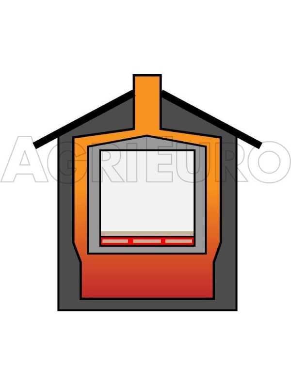 Agrieuro Premium Line Minimus 50 EXT Inox - Outdoor Wood-fired Oven - Ventilated
