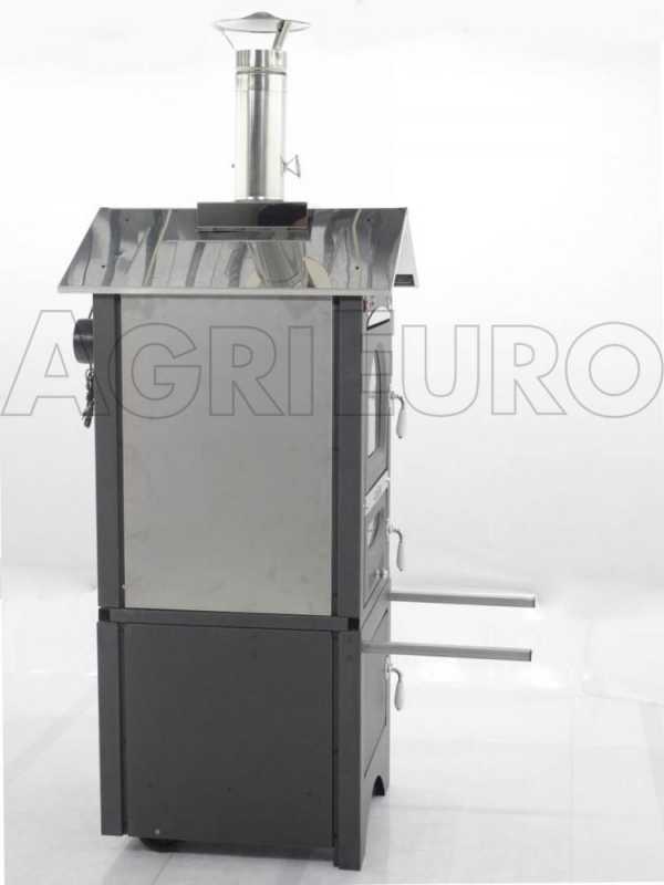 Agrieuro Premium Line Minimus 50 EXT Inox - Outdoor Wood-fired Oven - Ventilated