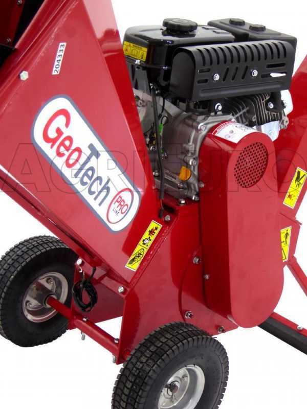 GeoTech-Pro PCS70L - Professional petrol garden shredder - Loncin 7 HP engine