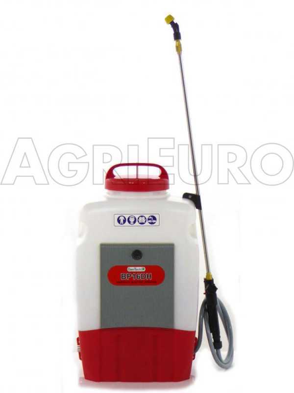 GeoTech BP16DH - Battery-powered Shoulder Sprayer Pump - 16 L 