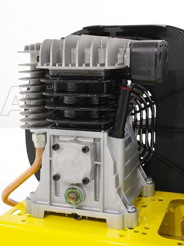 Stanley B 345/10/100 T - Belt-driven Electric Air Compressor - 3 Hp Motor - 100 L