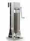 Reber 8973 V INOX - 10 Kg Vertical Sausage Stuffer - 2 Speeds with Case