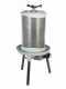 Grifo PEA40 - 40 L Pneumatic Fruit Press - Stainless Steel Tank 