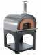 AgriEuro Top-Line Cibus Inox 800 - Outdoor Wood-fired Oven for with 80 &Oslash; Chamber, 5 Pizzas