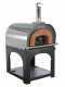 AgriEuro Top-Line Cibus Inox 800 - Outdoor Wood-fired Oven for with 80 &Oslash; Chamber, 5 Pizzas