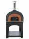 AgriEuro Top-Line Cibus Inox 800 - Outdoor Wood-fired Oven for with 80 &Oslash; Chamber, 5 Pizzas