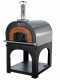 AgriEuro Top-Line Cibus Inox 800 - Outdoor Wood-fired Oven for with 80 &Oslash; Chamber, 5 Pizzas