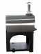AgriEuro Top-Line Cibus Inox 800 - Outdoor Wood-fired Oven for with 80 &Oslash; Chamber, 5 Pizzas