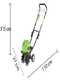 Greenworks G40TL - Battery-powered Wheeled GardenTiller - 40V 4 Ah 