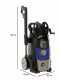 Annovi &amp; Reverberi Blue Clean 4.0 Twin Flow Cold Water Pressure Washer, Max 150 bar - 13.5 L/min flow rate