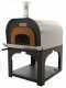 AgriEuro Premium Line Cibus Inox 1000 -  Outdoor Wood-fired Oven with 100 &Oslash; Chamber, 6 Pizzas