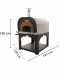 AgriEuro Premium Line Cibus Inox 1000 -  Outdoor Wood-fired Oven with 100 &Oslash; Chamber, 6 Pizzas