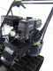 GeoTech Pro BMS155 LE - Tracked Self-propelled Wood Chipper on Power Barrow GeoPorter 330D - 4 Rollers - 15 HP Loncin Engine - Dumper Body