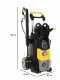 Annovi &amp; Reverberi Twin Flow 4.0 Classic Yellow Pressure Washer, 150 bar max, 13.5 L/min flow rate