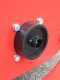 Medium series italian rotary tiller AgriEuro UR 204 + professional Cardan shaft with clutch - Counterclockwise PTO (left-hand rotation)