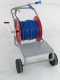 Hose reel with cart + 100 mt 40 bar hose + high pressure spray lance