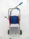 Hose reel with cart + 100 mt 40 bar hose + high pressure spray lance