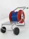 Hose reel with cart + 100 mt 20 bar hose + spray lance