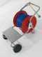 Hose reel with cart + 100 mt 20 bar hose + spray lance